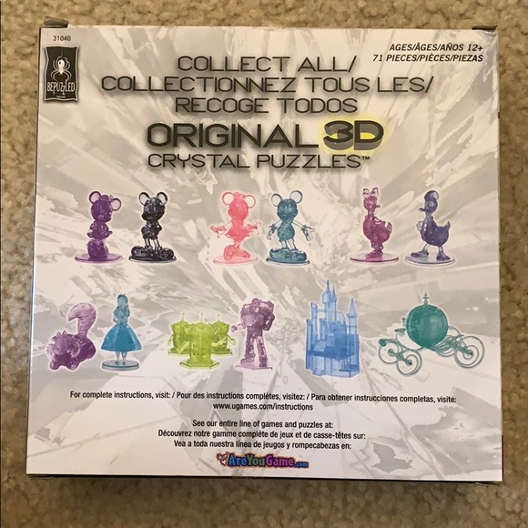 Cinderella's Carriage 3D Crystal Puzzle. - Picture 2 of 3